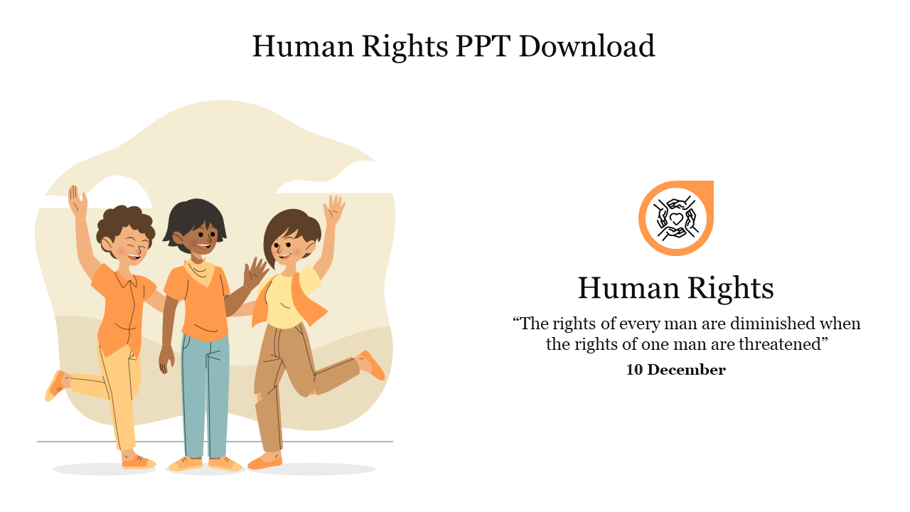 Free - Human Rights PowerPoint Free Download Google Slides